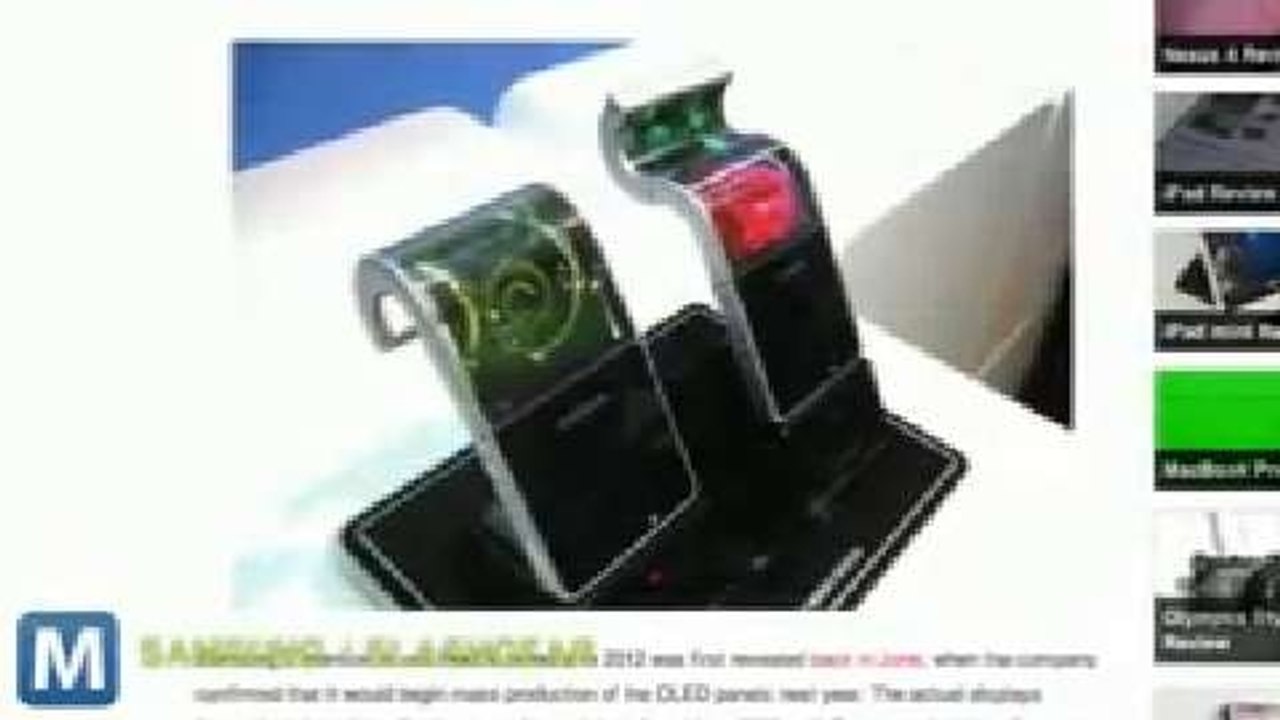 Samsung Exploring Flexible Screens for Mobile Devices