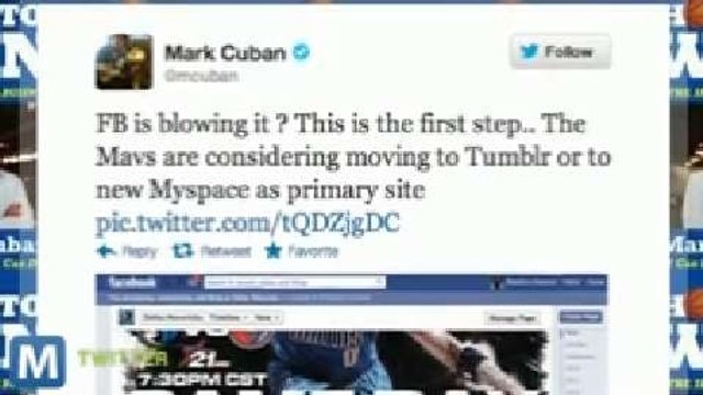 Mark Cuban Fed Up With Facebook Brands, Willing to Move Mavericks’ Page to Myspace