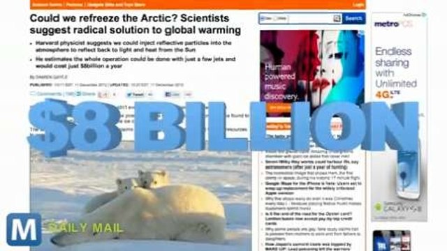Scientists Suggest We Could Refreeze the Arctic