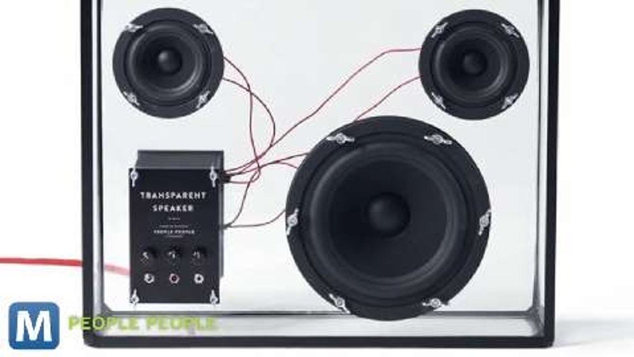 Transparent Speaker Brings Hi-Fi Sound and Hides the Rest
