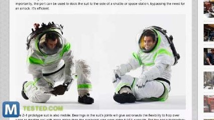 NASA’s Prototype Spacesuit Evokes Buzz Lightyear