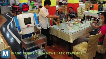 Bots Cook and Serve Food at Robo-Restaurant in China