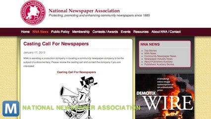 NBC Scouts Local Newspapers for Reality Show