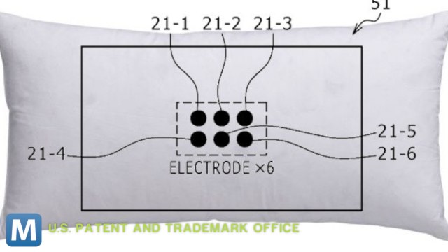 Sony Patents a Pillow that Gently Wakes You Up