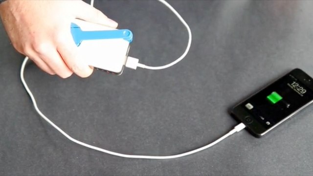 Wind Up Talk Time with This Hand-Powered Phone Charger
