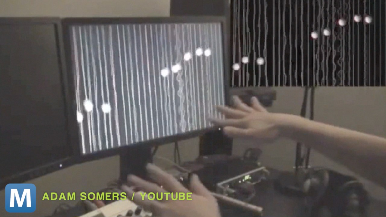 Developer Creates air Harp Using Leap Motion