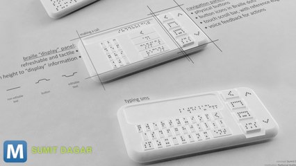 Check Out the Prototype for the First ‘Braille Phone’
