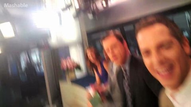 Google Glass POV at the Today Show, NYSE