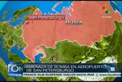 Rusia: amenaza de bomba en el aeropuerto de San Petersburgo