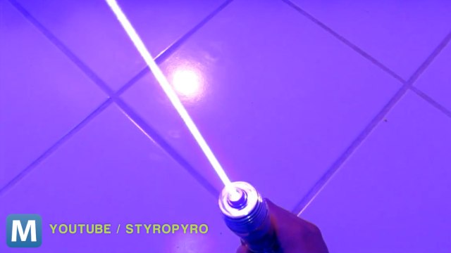 This DIY Lightsaber Can Burn Paper and Destroy a Ping Pong Ball