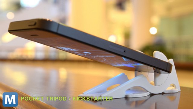 This iPhone Tripod Packs Down Into a Credit Card-Sized Package