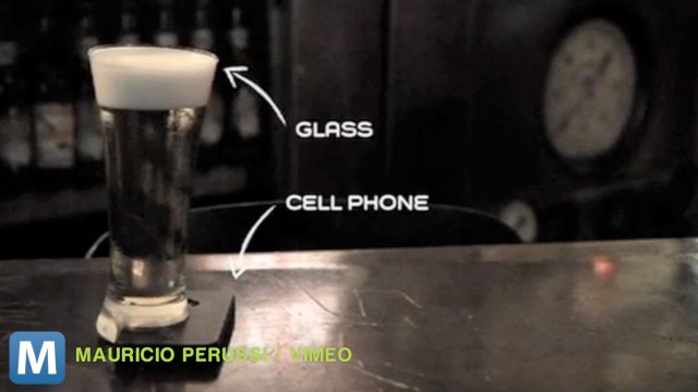 This Beer Glass Keeps the Focus off Your Phone