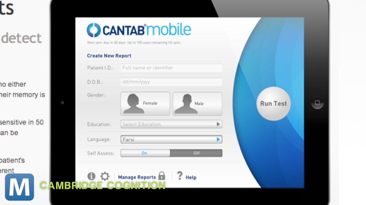 iPad App Speeds up Dementia Diagnosis