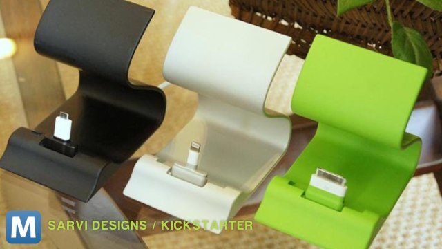 Sarvi Phone Stand Rotates its Connector to Accommodate any Phone Case