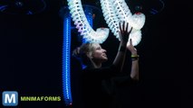 Robotic Petting Zoo Glows with Interactive Tentacles