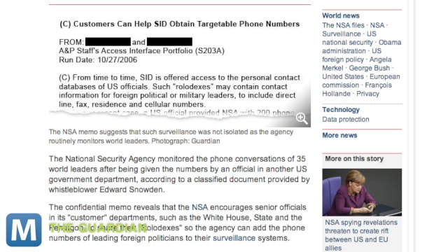 NSA Monitoring World Leaders and Other News You Need to Know