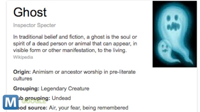 Google’s Halloween Easter Egg Hides Monster Facts in Knowledge Graph