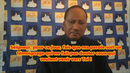 MATINALE DE PRIERE DU 31 JUILLET 2014