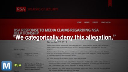 RSA Responds to NSA Encryption Criticisms & More
