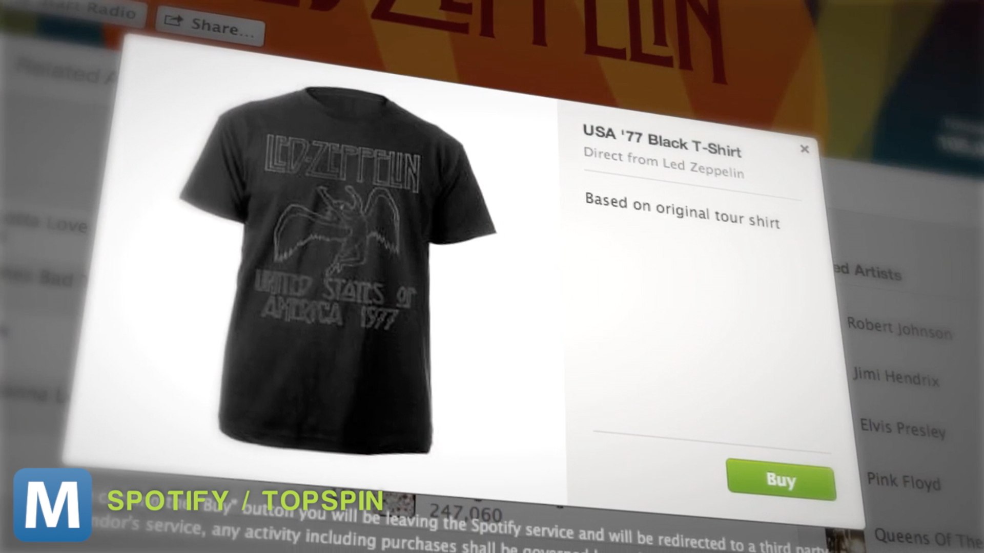 ⁣Spotify Merchandise Brief