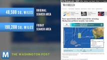 Search Area Shifts for Malaysia Airlines Flight 370