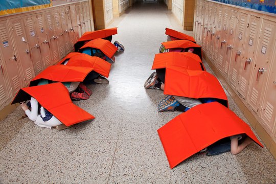 Bulletproof Blanket Protects Students Against Bullets, Natural Diasters