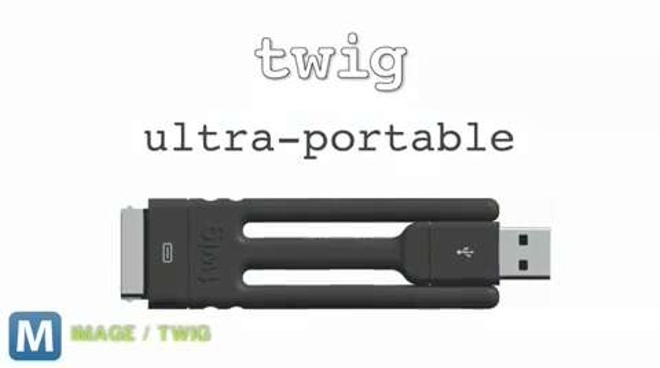 Posable ‘Twig’ iPhone Cable Eliminates Tangles