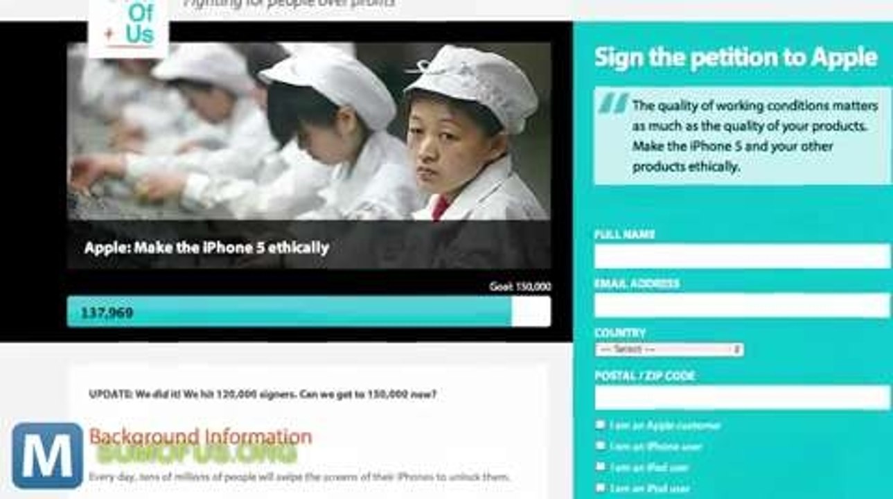 Watchdog Group SumOfUs Isn’t Convinced Apple, Foxconn Will Split Costs to Improve Working Conditions