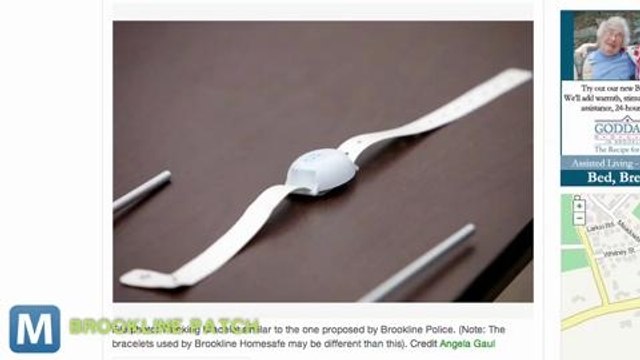 Massachusetts Police Start Campaign to Equip Elderly with Tracking Devices