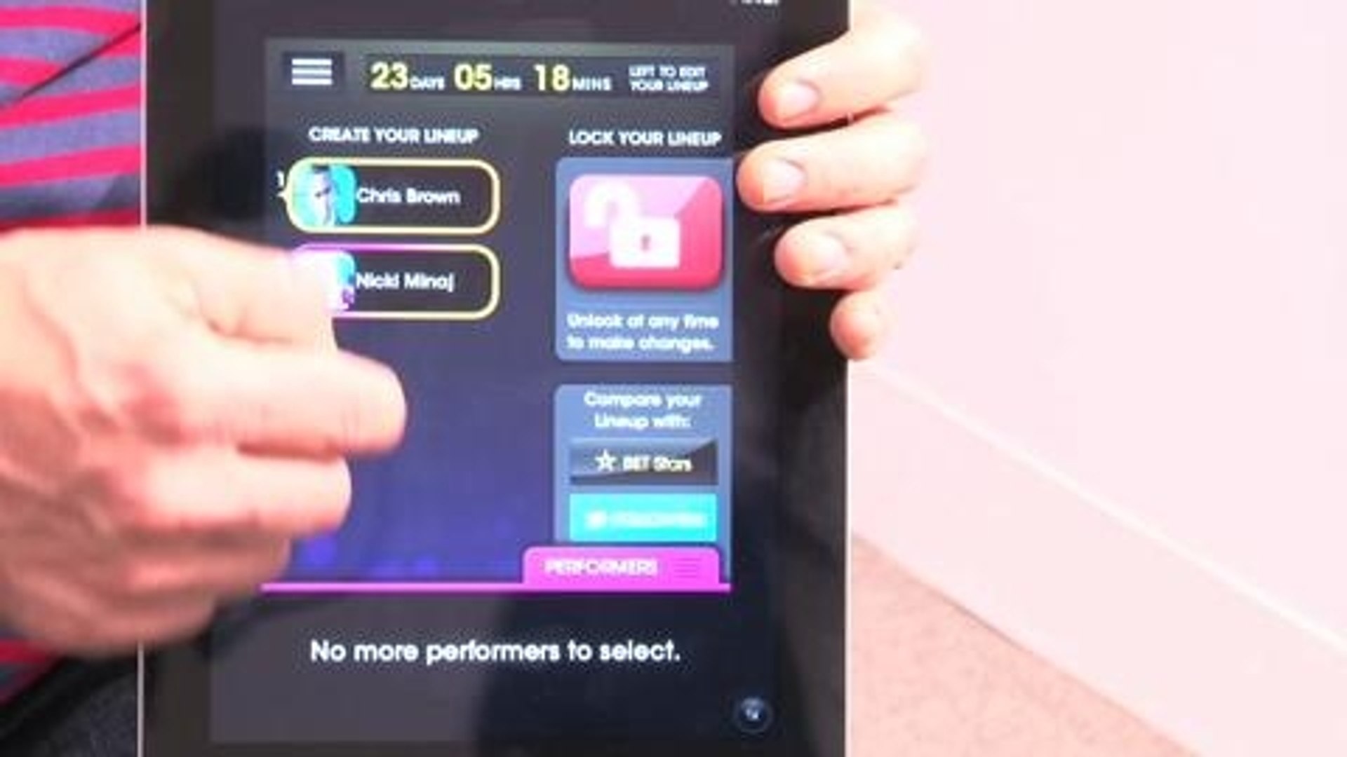 ⁣BET Awards App Wields Fun Social Gaming Mechanics