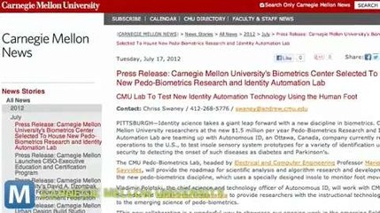 Security Shoe Will Be Able to ID The Foot Inside