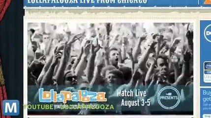 Livestream Lollapalooza All Weekend on YouTube