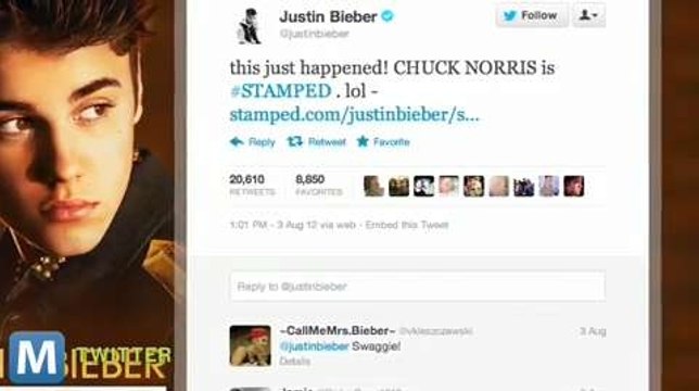 When Justin Bieber Tweets, Fans Download Apps