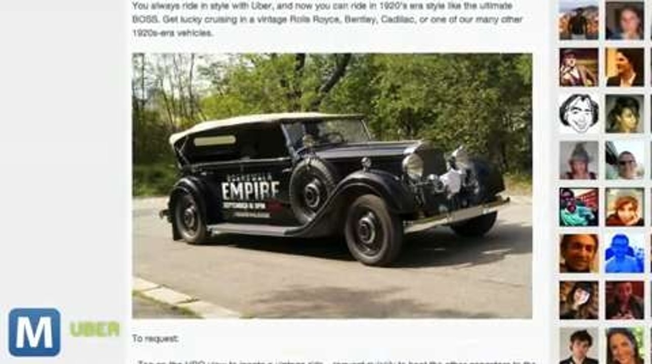 Hitch a Roaring 20s Ride With Uber