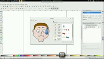 Inkscape Speed Art Dibujando Caricatura Anime Cara Mono Avatar En Linux Fedora 20