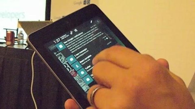 Hands On With the Nexus 7 and Android Jelly Bean