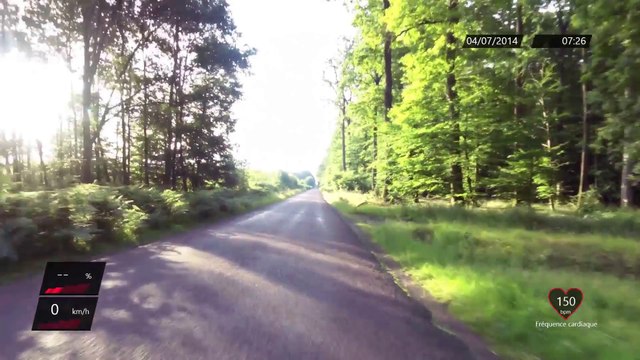 GARMIN VIRB Elite - Sortie vélo à Fussy