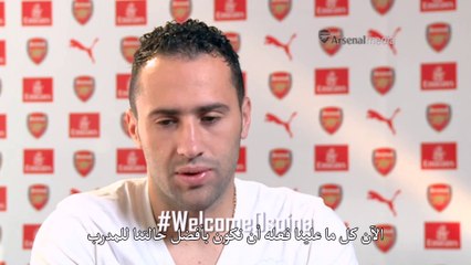 أول مقـــابلة مع دايفد أوسبينــا بعد إنضمــامه للمدفعجــية || مترجمة