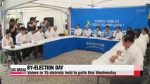 By-election day voters in 15 districts held to polls this Wednesday