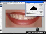 Curso de Photoshop CS3 Aula 22 Efeito Clareando os Dentes