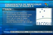 Mercosur condena enérgicamente ofensiva militar israelí en Gaza