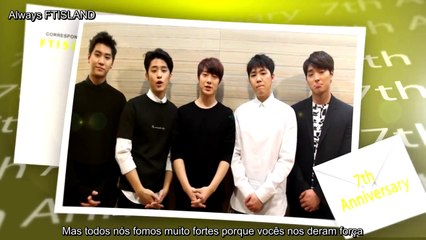 FTISLAND - 7º Aniversário | Mensagem para as Primadonnas [Legendado PT-BR]