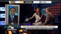 LeBron James Popularity Grows After Returning - ESPN First Take.