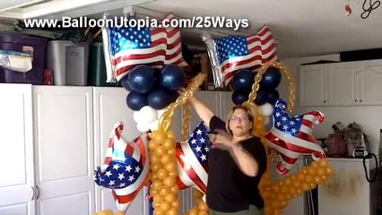 How to Make a Balloon Column- Nautical Theme - Step by Step