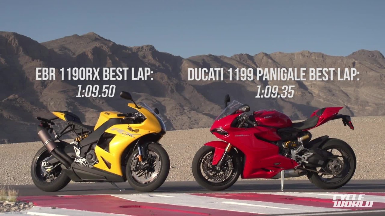 Superbike Comparison Video Ebr 1190rx V Ducati 1199 Panigale Video Dailymotion