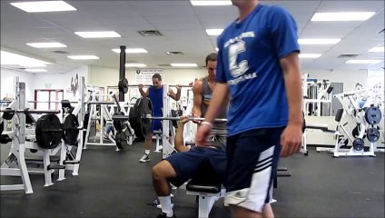 270X2 Bench Press+205 Incline PressX5