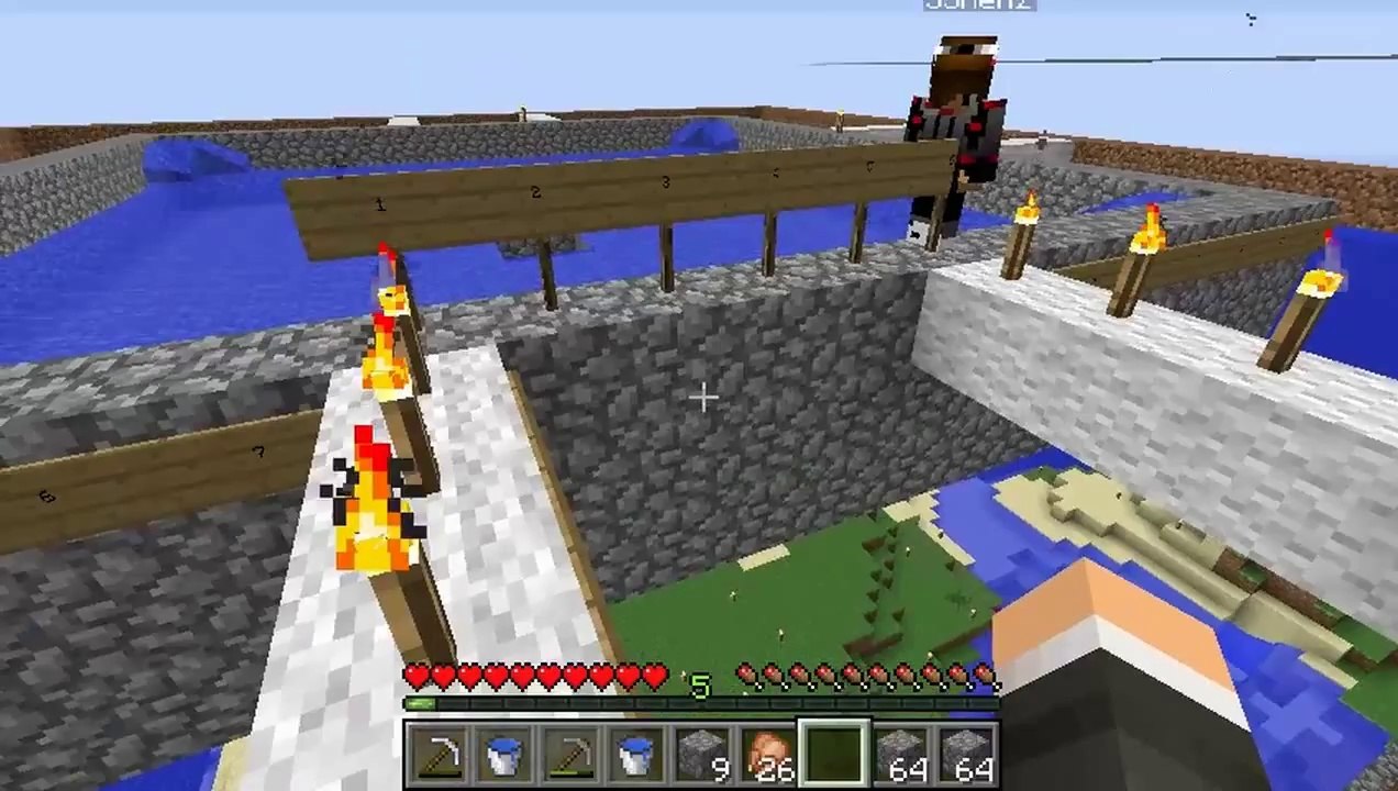 Tackle⁴⁸²⁶ Minecraft (1.7.9) #34 - Iron Golem Farm- โครงสร้าง