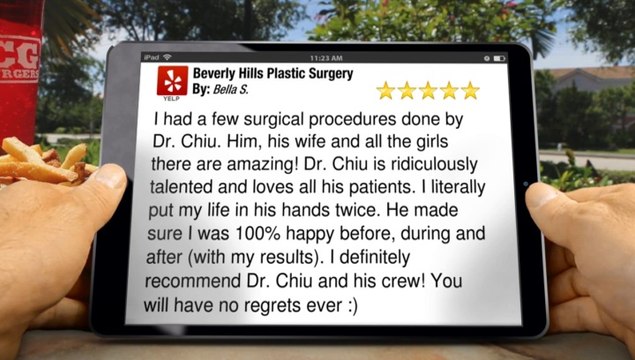 Beverly Hills Plastic Surgery Beverly Hills Great Five Star Review by Bella S.