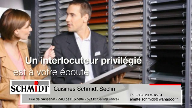 Aménagement meubles de cuisines équipées Schmidt Seclin cuisinistes