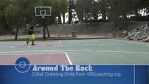2-Basketball Dribbling Drill AROUND THE BACK from 180Coaching Orange County Youth Basketball